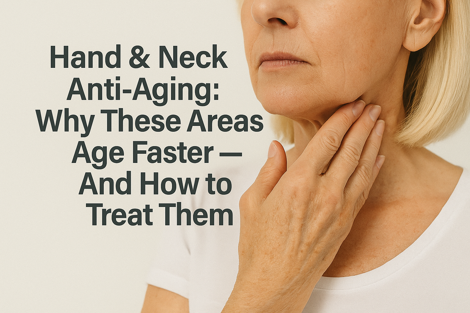 Hand & Neck Anti-Aging Why These Areas Age Faster — And How to Treat Them