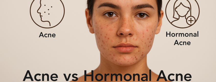 Acne vs Hormonal Acne
